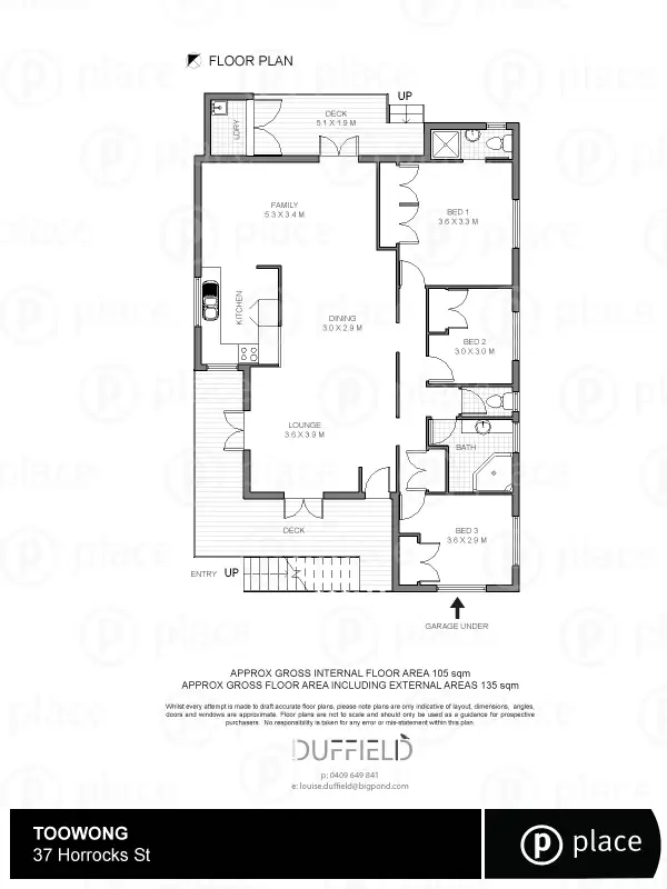 Floorplan of Homely house listing, 37 Horrocks Street, Toowong QLD 4066