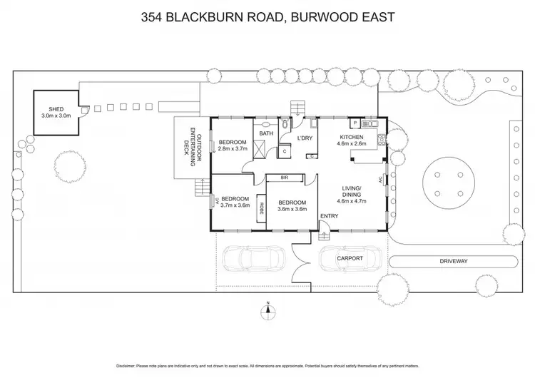 Floorplan of Homely house listing, 354 Blackburn Rd, Burwood East VIC 3151
