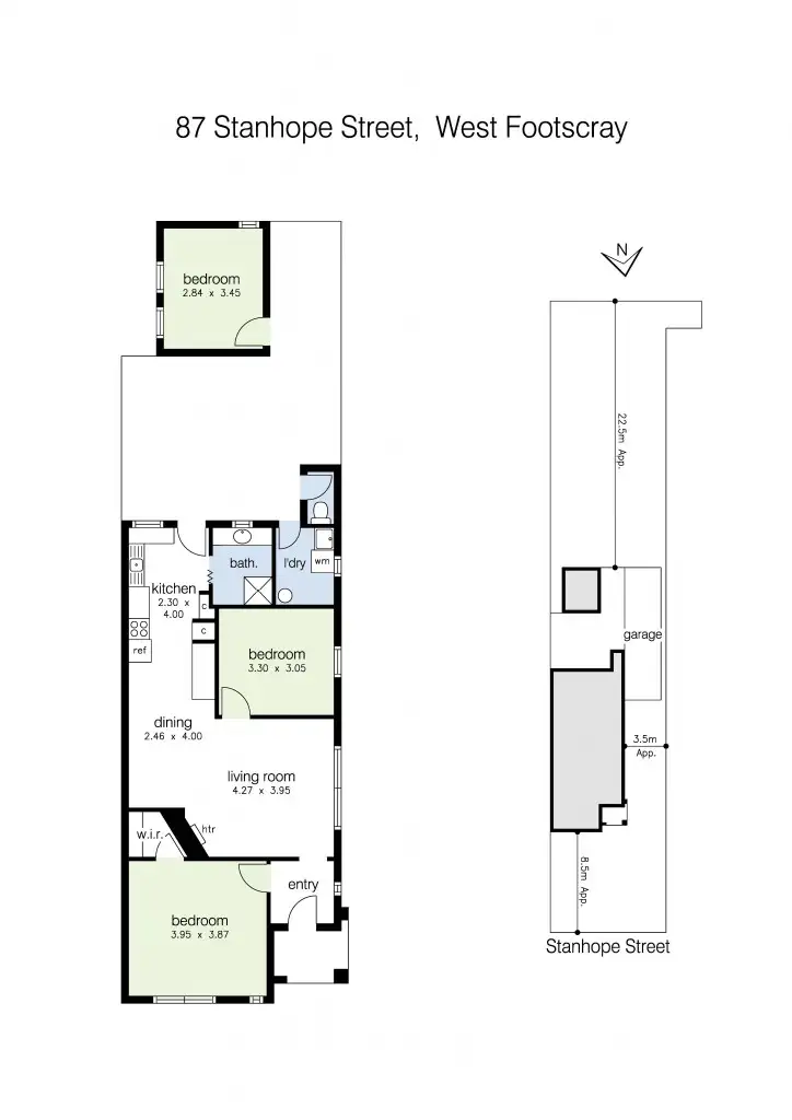 Floorplan of Homely house listing, 87 Stanhope Street, West Footscray VIC 3012