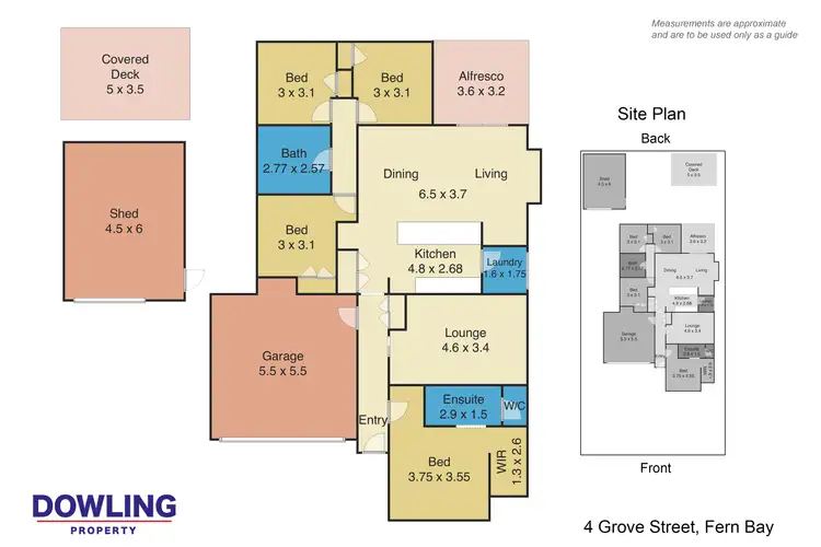 Floorplan of Homely house listing, 4 Grove Street, Fern Bay NSW 2295