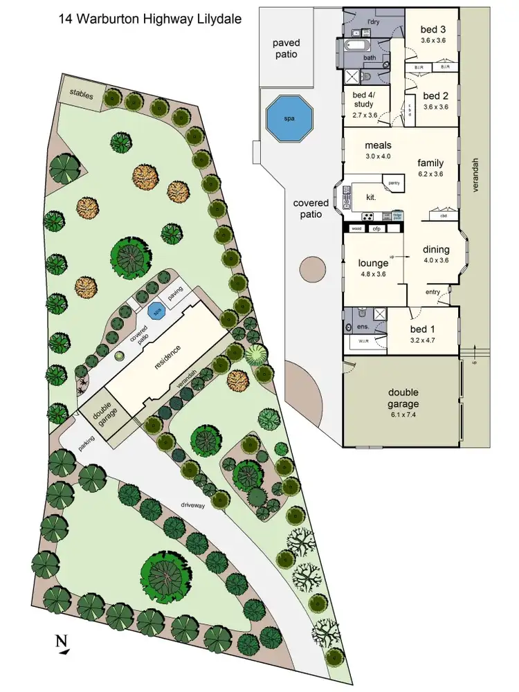 Floorplan of Homely house listing, 14 Warburton Hwy, Lilydale VIC 3140