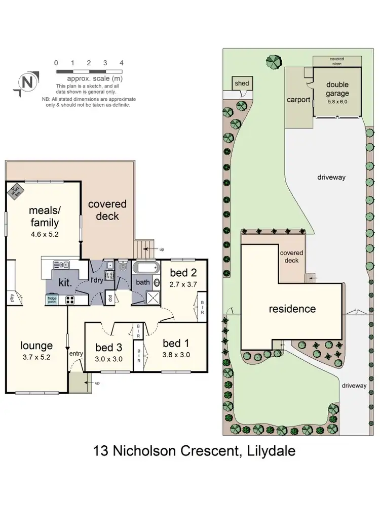 Floorplan of Homely house listing, 13 Nicholson Crescent, Lilydale VIC 3140