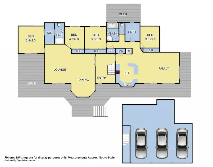 Floorplan of Homely rural property listing, 3974 Melba Highway, Glenburn VIC 3717