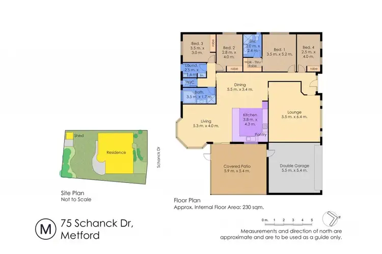 Floorplan of Homely house listing, 75 Schanck Drive, Metford NSW 2323