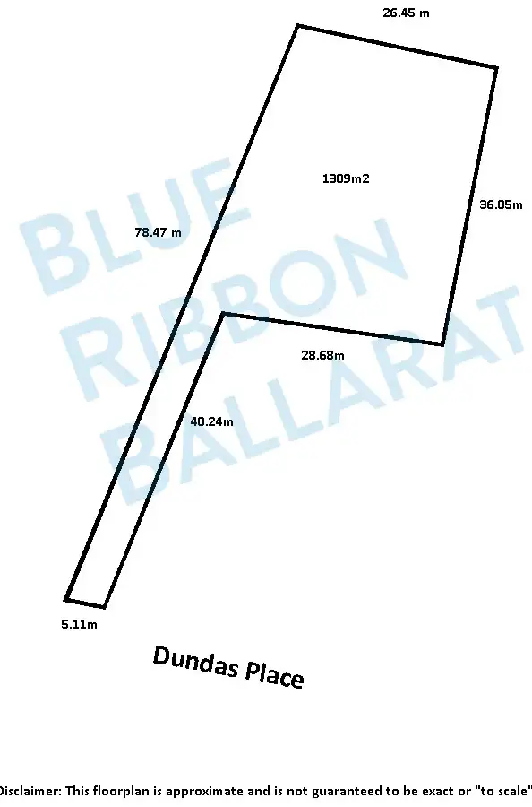 Floorplan of Homely land listing, 10 Dundas Plce, Miners Rest VIC 3352