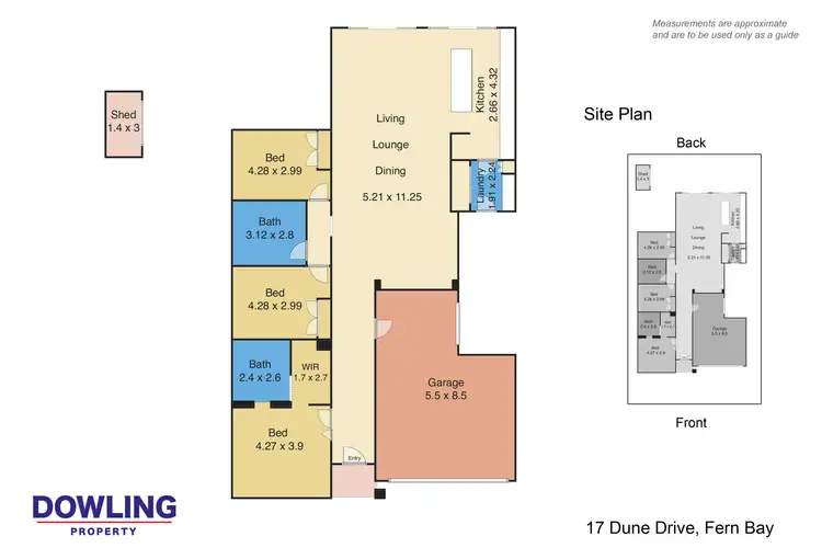 Floorplan of Homely house listing, 17 Dune Drive, Fern Bay NSW 2295