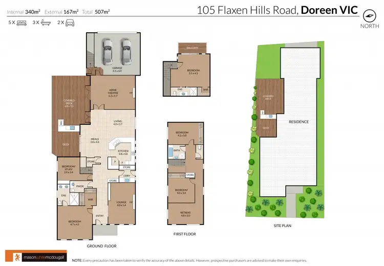 Floorplan of Homely house listing, 105 Flaxen Hills Road, Doreen VIC 3754
