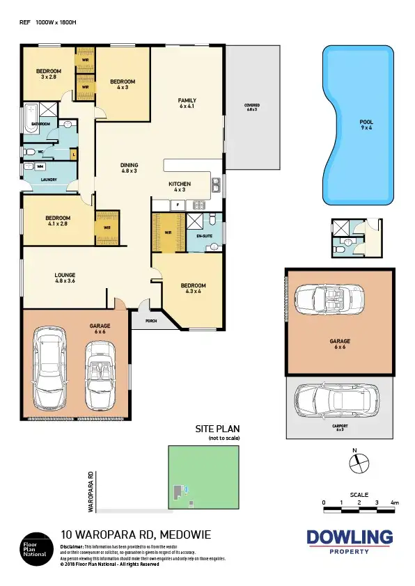 Floorplan of Homely house listing, 10 Waropara Road, Medowie NSW 2318