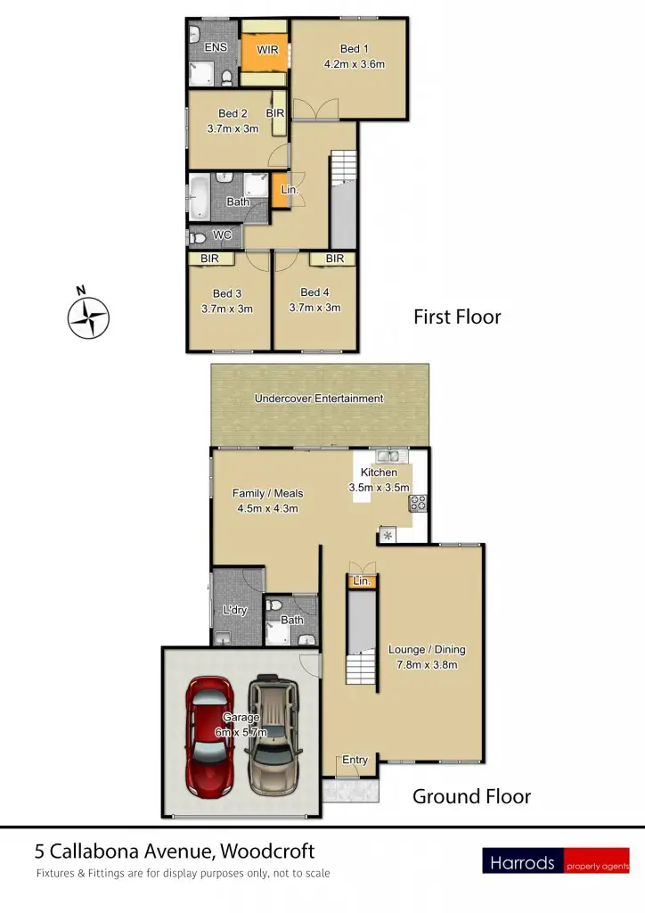 Floorplan of Homely house listing, 5 Callabona Avenue, Woodcroft NSW 2767