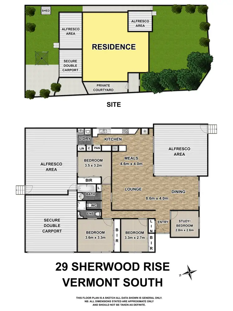 Floorplan of Homely house listing, 29 Sherwood Rise, Vermont South VIC 3133
