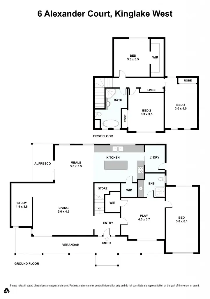 Floorplan of Homely house listing, 6 Alexander Court, Kinglake West VIC 3757
