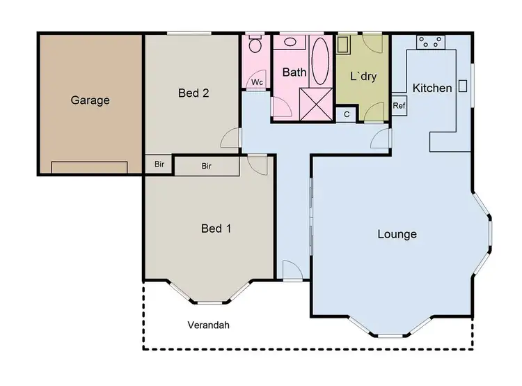 Floorplan of Homely house listing, 2/405 Eureka Street, Ballarat Central VIC 3350