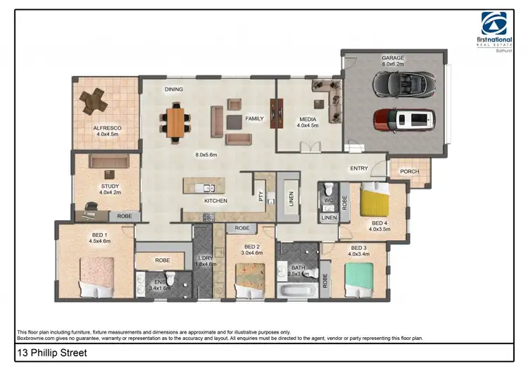 Floorplan of Homely house listing, 13 Phillip Street, Llanarth NSW 2795