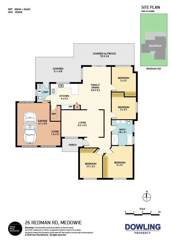 Floorplan of Homely house listing, 26 Redman Road, Medowie NSW 2318