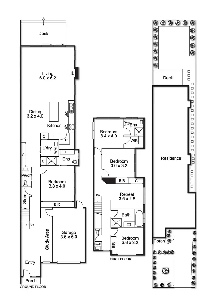 Floorplan of Homely townhouse listing, 23B Moylan Street, Bentleigh East VIC 3165