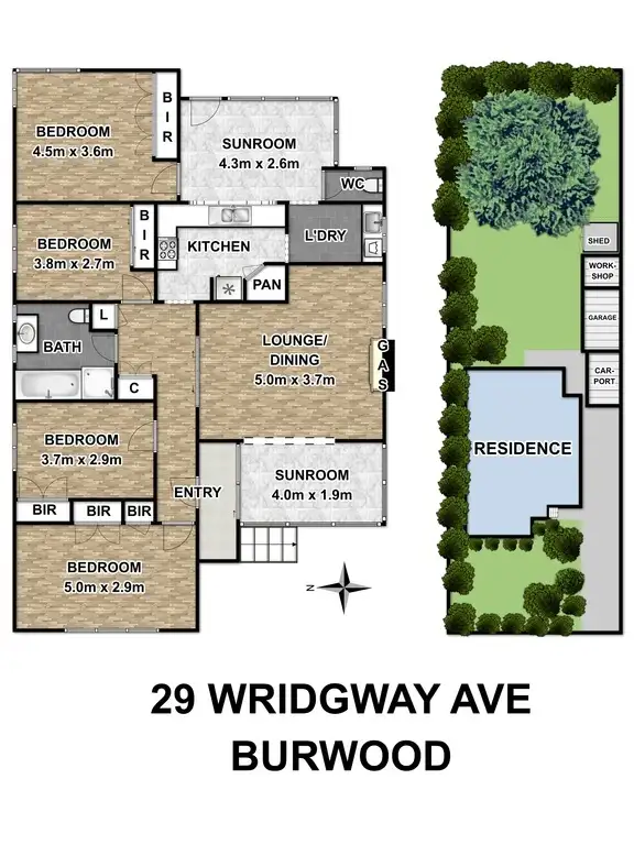 Floorplan of Homely house listing, 29 Wridgway Avenue, Burwood VIC 3125