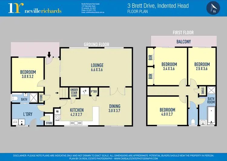 Floorplan of Homely house listing, 3 Brett Drive, Indented Head VIC 3223