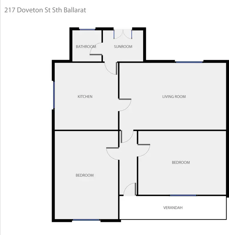 Floorplan of Homely house listing, 217 Doveton Street South, Ballarat Central VIC 3350