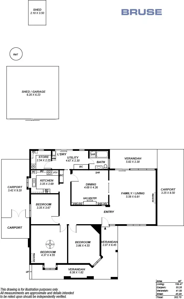 Floorplan of Homely house listing, 18 Myall Avenue, Kensington Gardens SA 5068