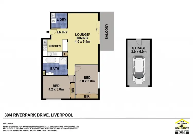 Floorplan of Homely unit listing, 39/4 Riverpark Drive, Liverpool NSW 2170