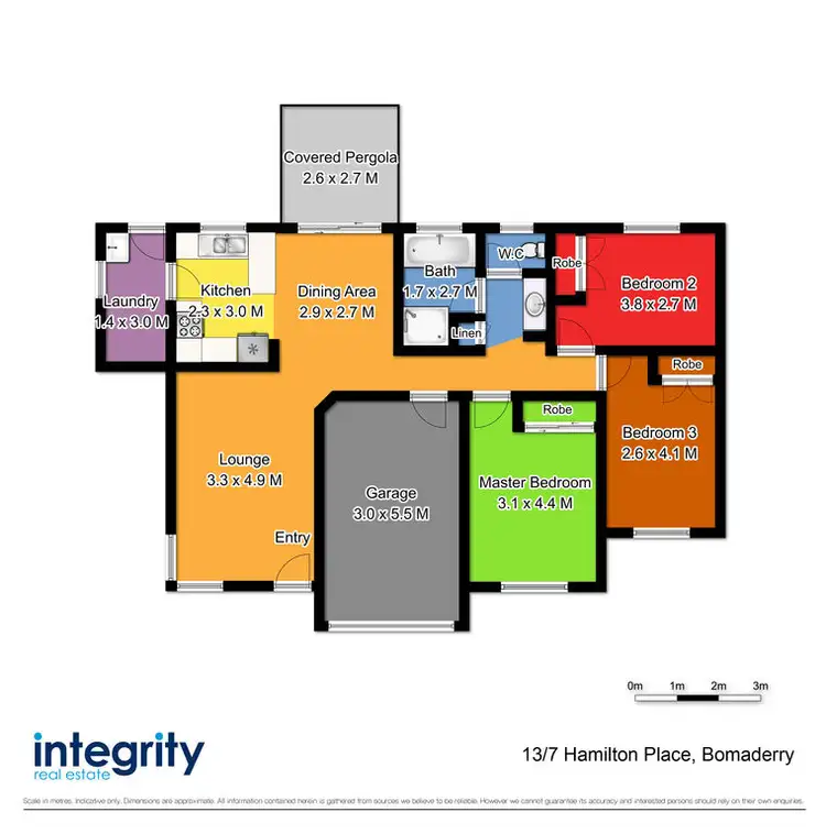 Floorplan of Homely unit listing, 13/7 Hamilton Place, Bomaderry NSW 2541