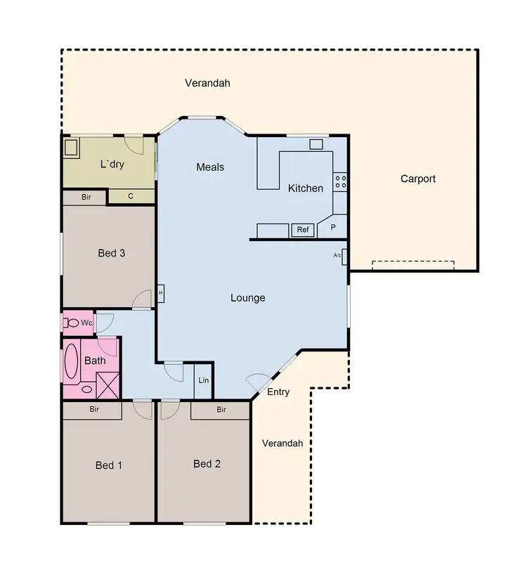 Floorplan of Homely house listing, 23 Conniston Street, Wendouree VIC 3355