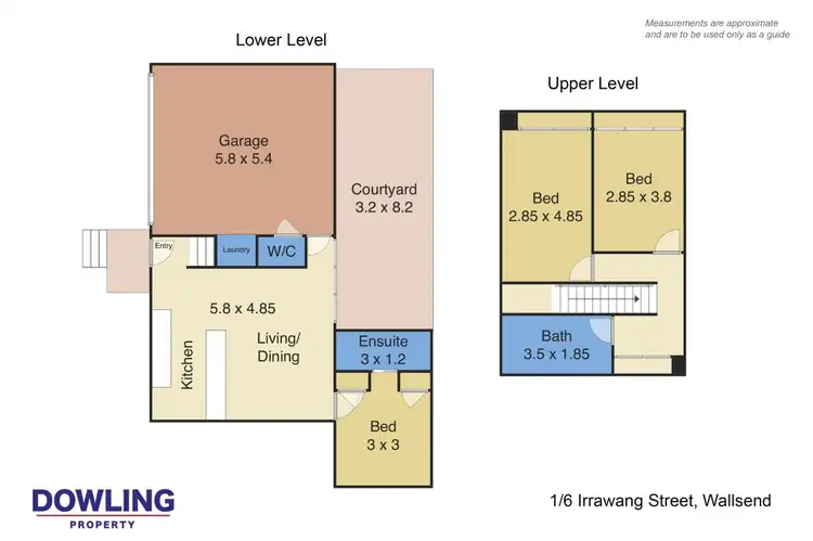 Floorplan of Homely house listing, 1/6 Irrawang Street, Wallsend NSW 2287