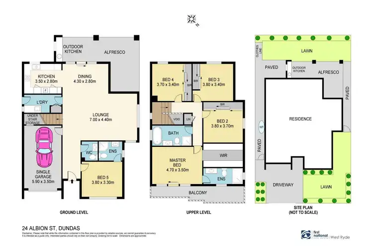 Floorplan of Homely house listing, 24 Albion Street, Dundas NSW 2117