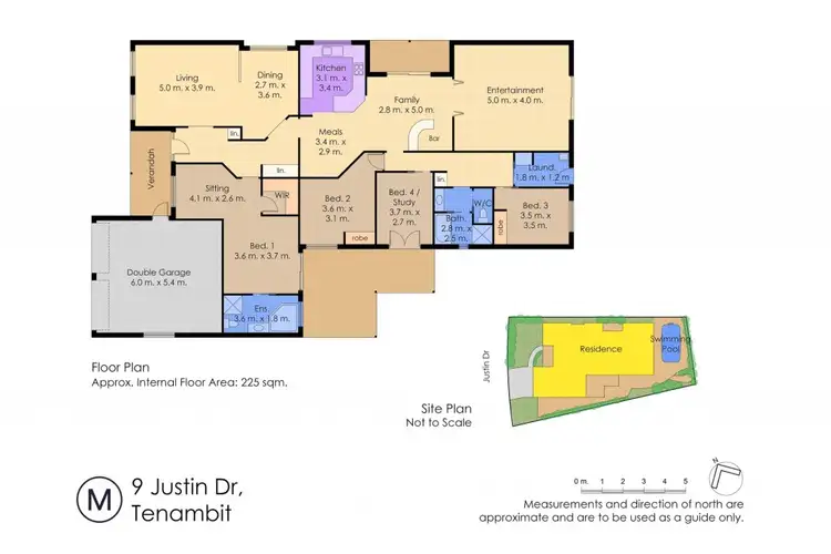 Floorplan of Homely house listing, 9 Justin Drive, Tenambit NSW 2323