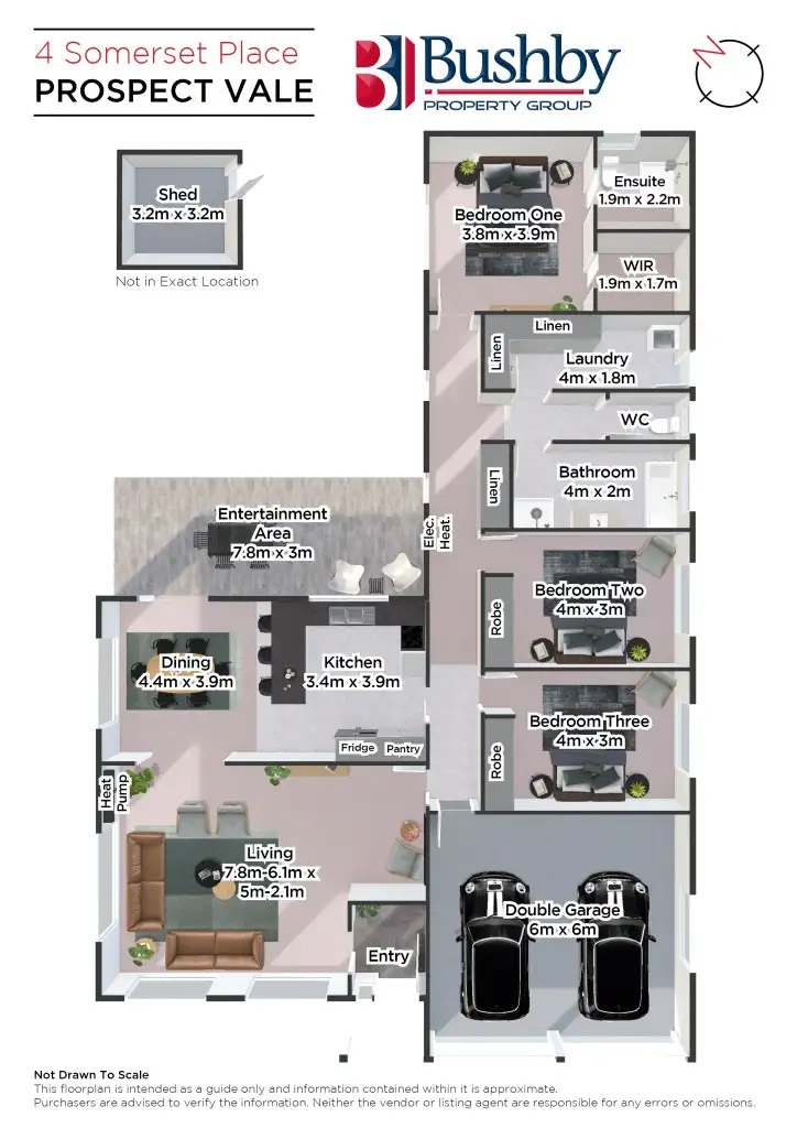Floorplan of Homely house listing, 4 Somerset Place, Prospect Vale TAS 7250