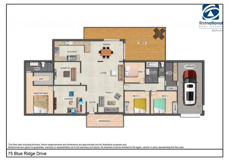 Floorplan of Homely house listing, 75 Blue Ridge Drive, White Rock NSW 2795