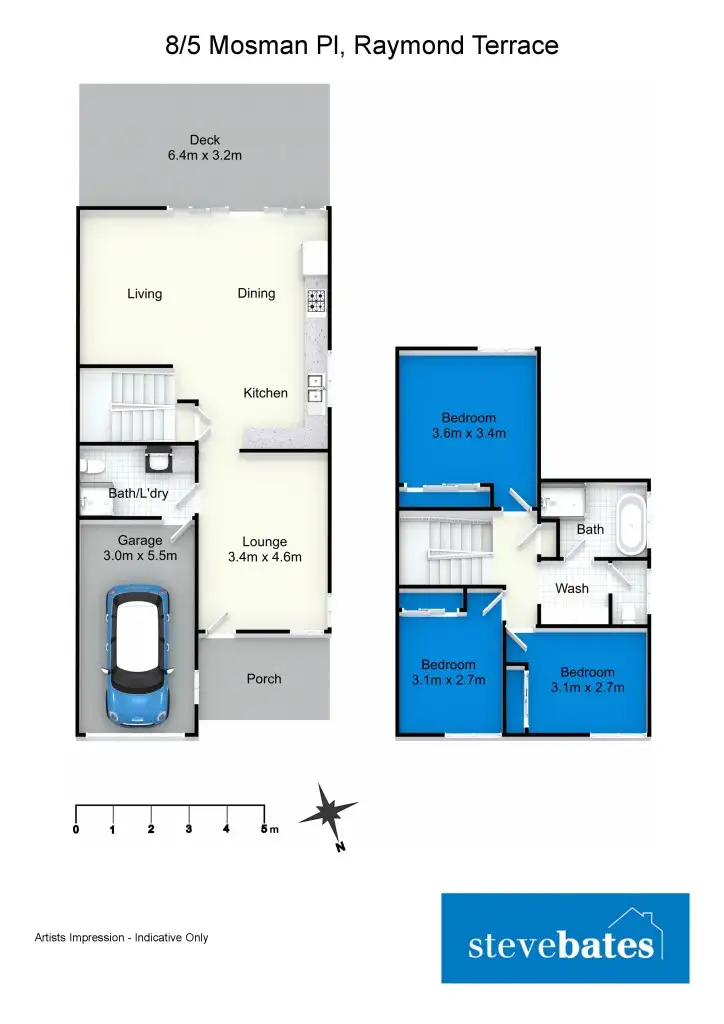Floorplan of Homely house listing, 8/3-5 Mosman Place, Raymond Terrace NSW 2324