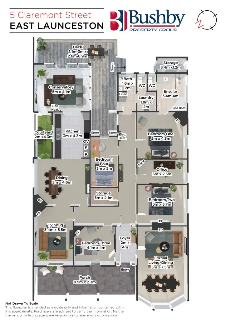 Floorplan of Homely house listing, 5 Claremont Street, East Launceston TAS 7250