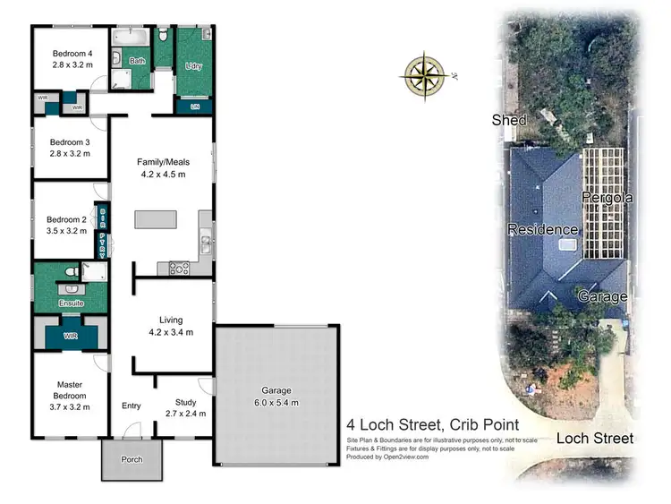 Floorplan of Homely house listing, 4 Loch Street, Crib Point VIC 3919