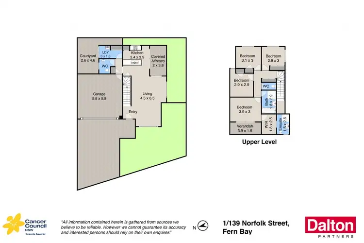 Floorplan of Homely house listing, 1/139 Norfolk Street, Fern Bay NSW 2295