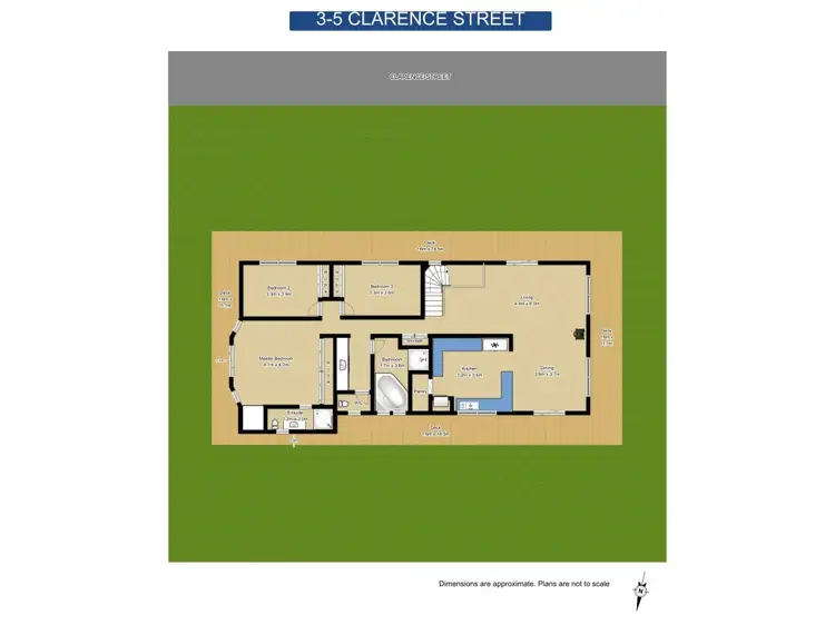 Floorplan of Homely house listing, 3-5 Clarence Street, Brushgrove NSW 2460