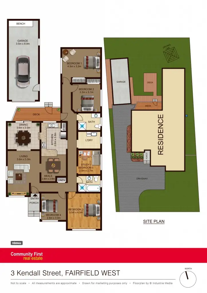 Floorplan of Homely house listing, 3 Kendall Street, Fairfield West NSW 2165