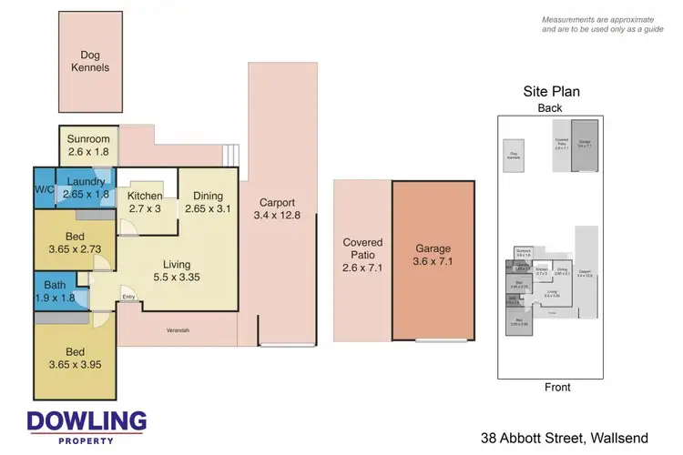 Floorplan of Homely house listing, 38 Abbott Street, Wallsend NSW 2287
