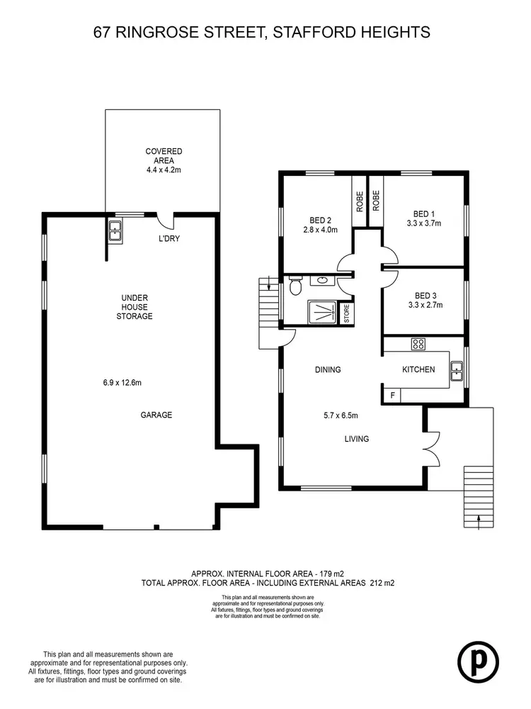 Floorplan of Homely house listing, 67 Ringrose Street, Stafford Heights QLD 4053