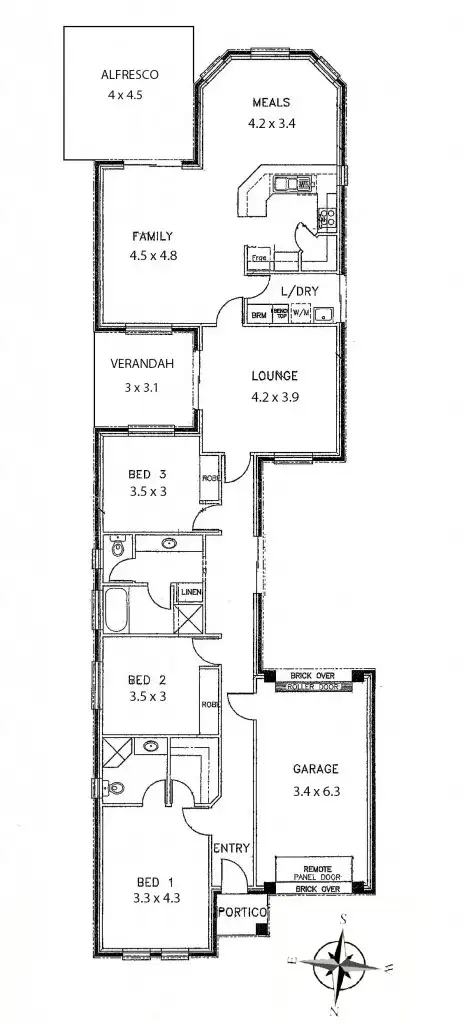 Floorplan of Homely house listing, 12B John Avenue, Tranmere SA 5073