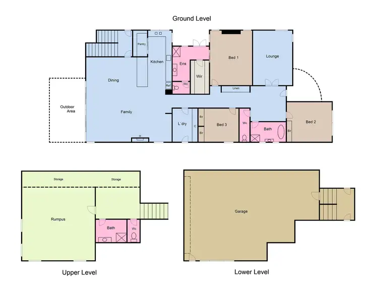 Floorplan of Homely house listing, 8A Kent Street, Ballarat Central VIC 3350