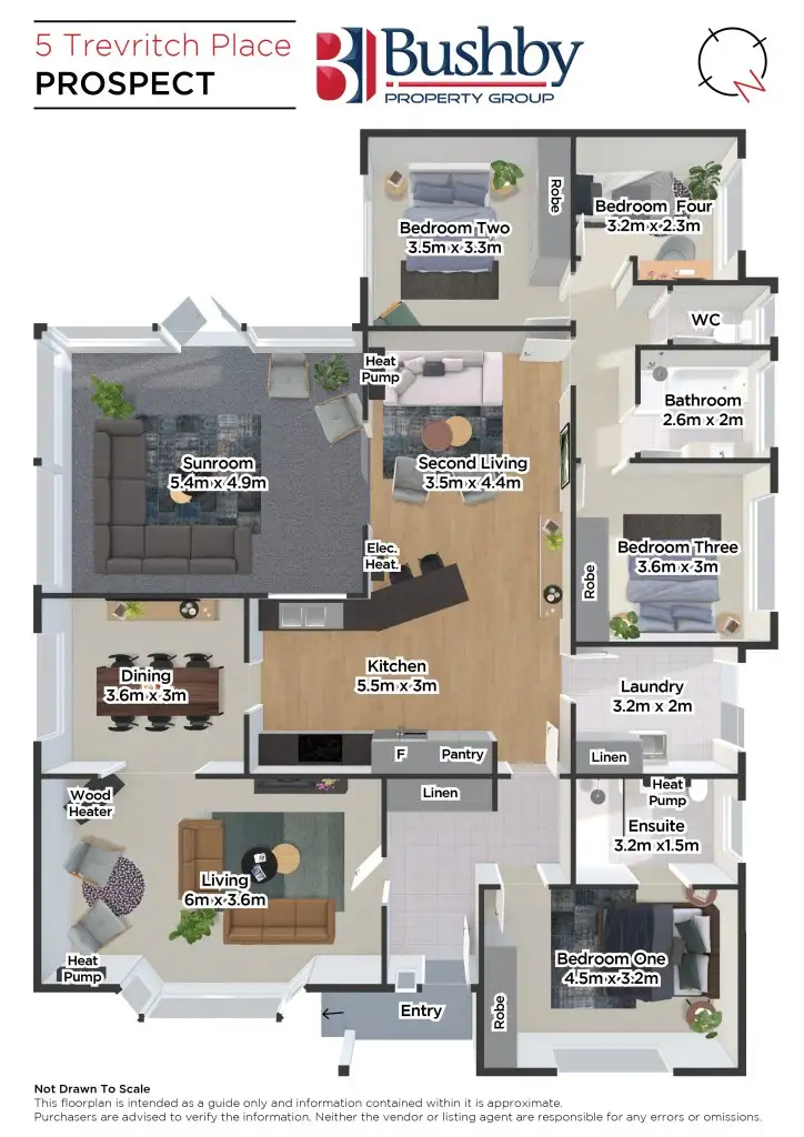 Floorplan of Homely house listing, 5 Trevritch Place, Prospect TAS 7250
