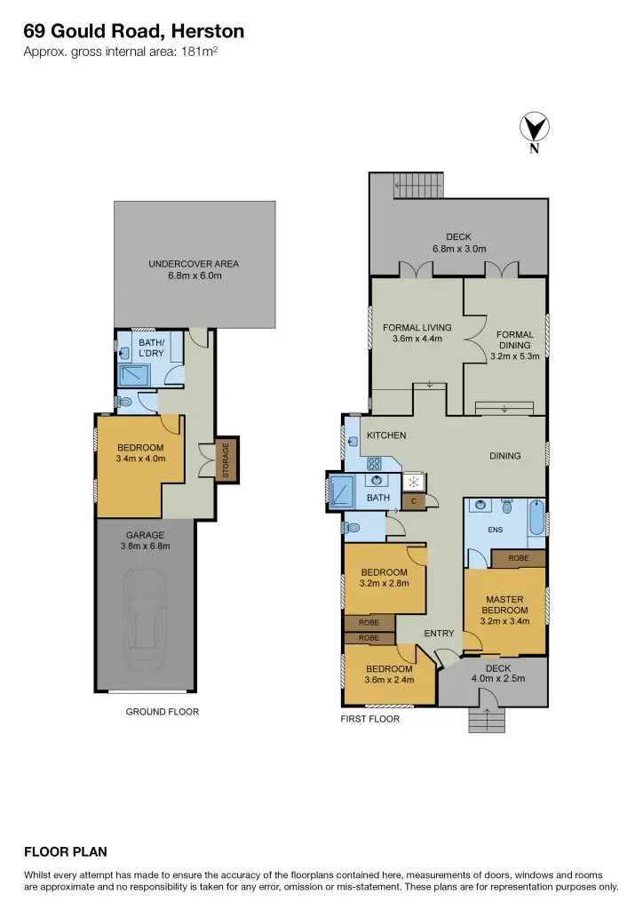 Floorplan of Homely house listing, 69 Gould Road, Herston QLD 4006