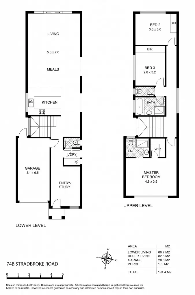 Floorplan of Homely house listing, 74B Stradbroke Road, Newton SA 5074