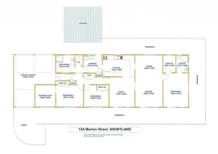 Floorplan of Homely house listing, 12A Marton Street, Shortland NSW 2307