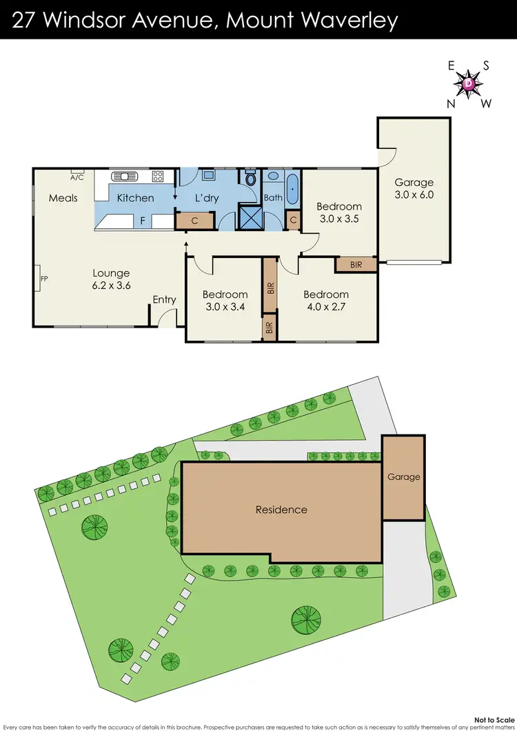 Floorplan of Homely unit listing, 27 Windsor Avenue, Mount Waverley VIC 3149