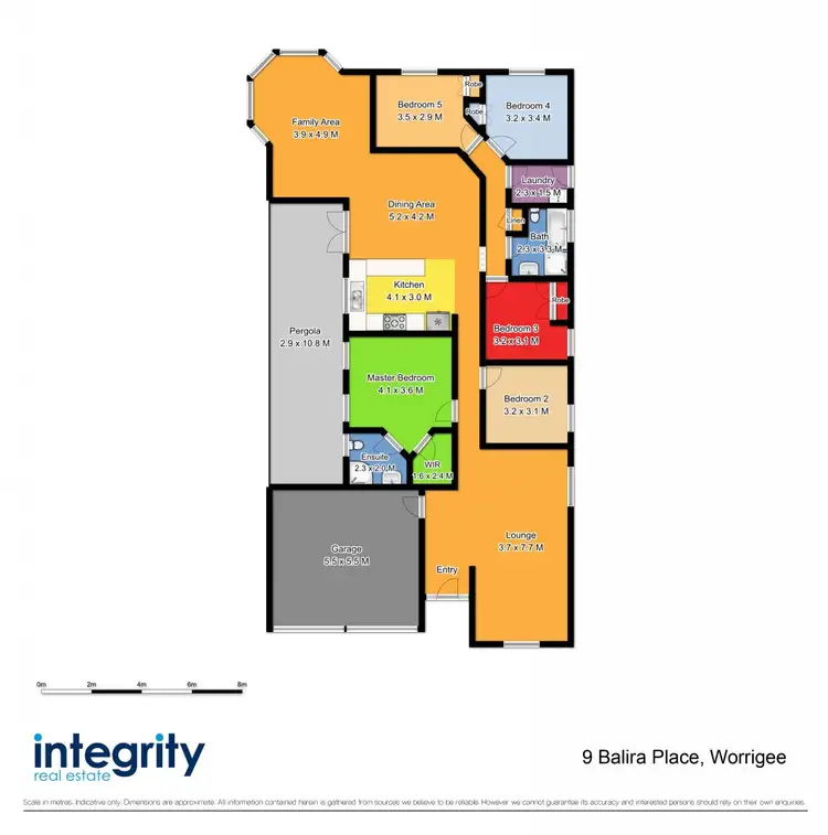 Floorplan of Homely house listing, 9 Balira Place, Worrigee NSW 2540