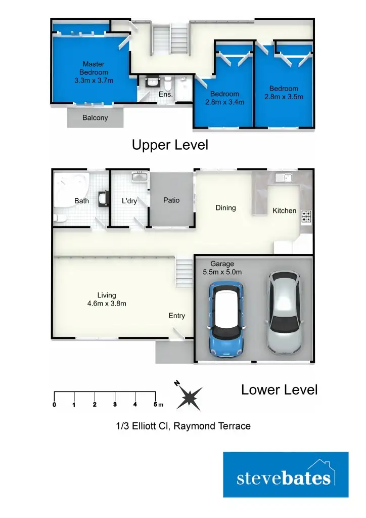 Floorplan of Homely house listing, 1/3 Elliott Close, Raymond Terrace NSW 2324