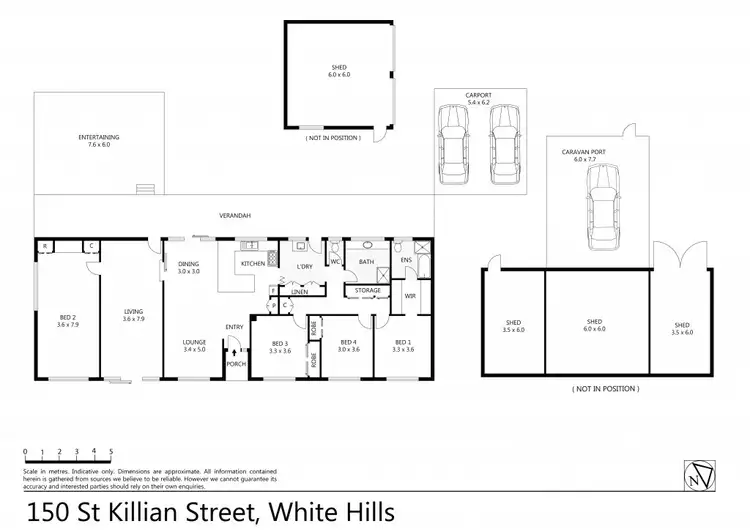 Floorplan of Homely house listing, 148 - 150 St Killian Street, White Hills VIC 3550