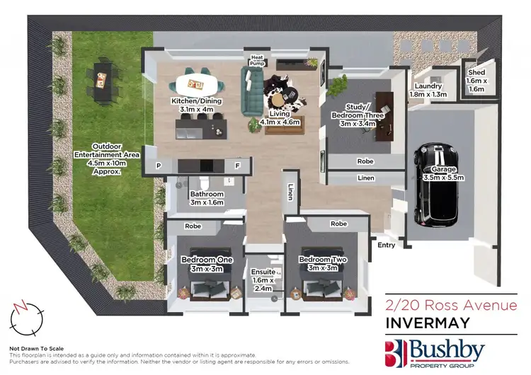 Floorplan of Homely unit listing, 2/20 Ross Avenue, Invermay TAS 7248